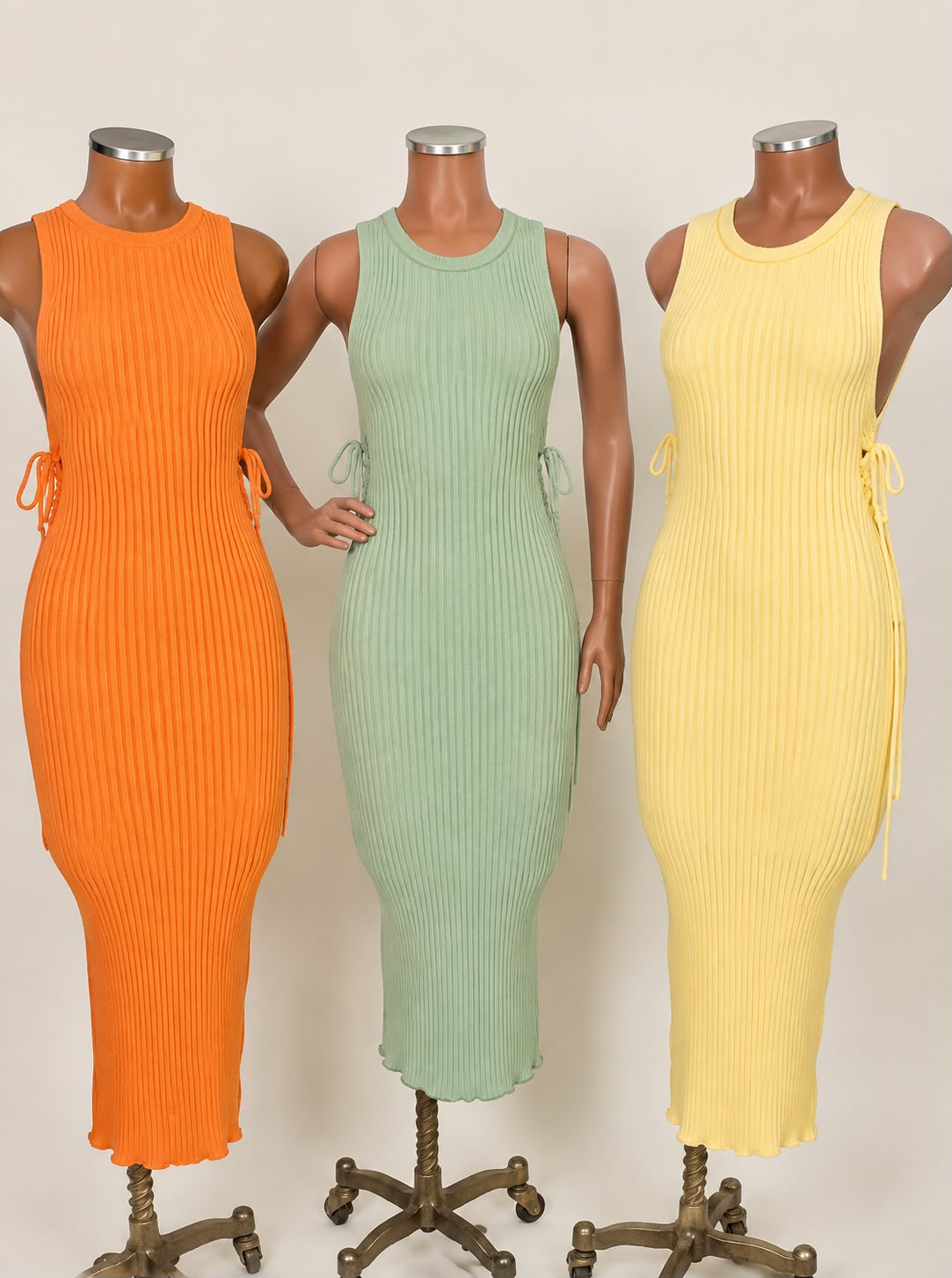 Vestido Trançado Longo