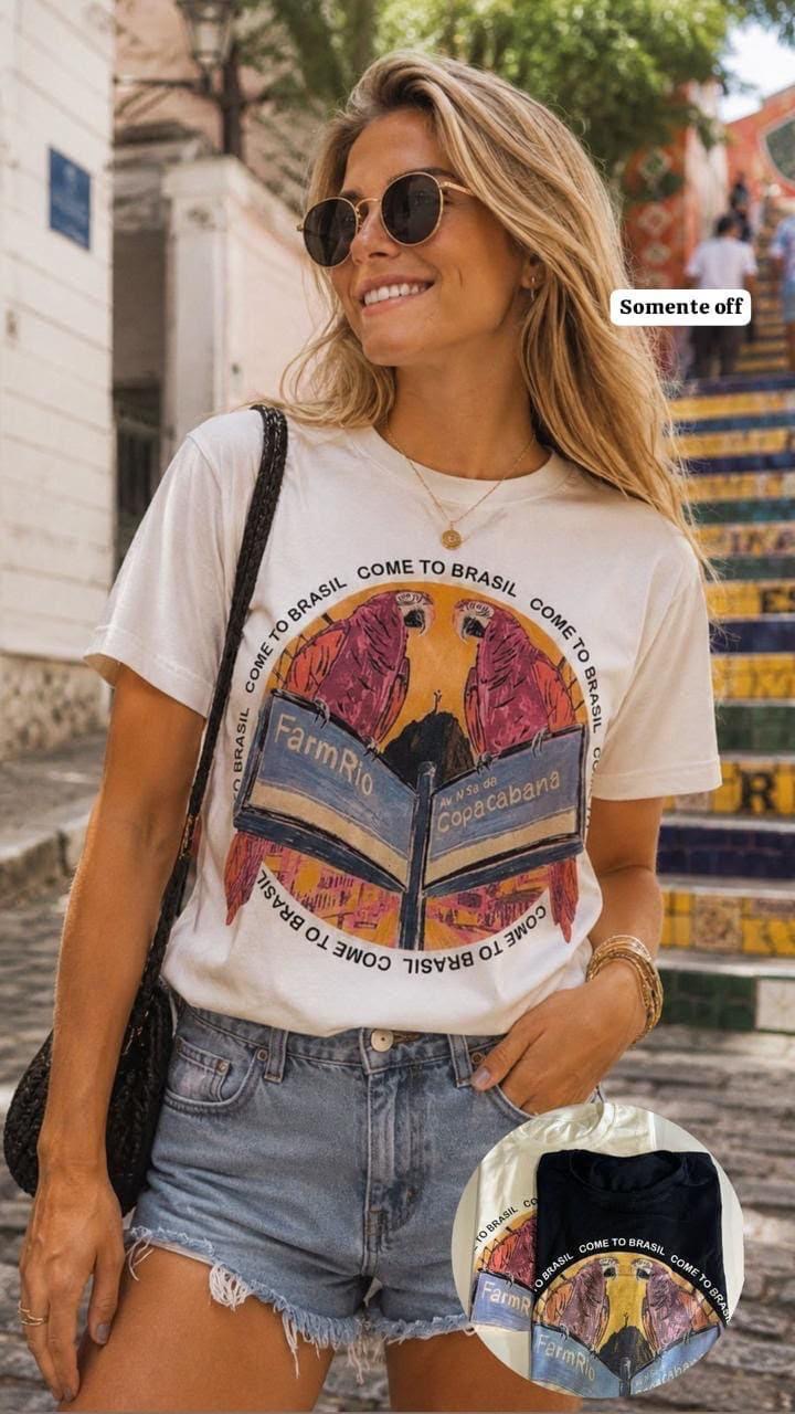 Blusa Farm Farm  Rio