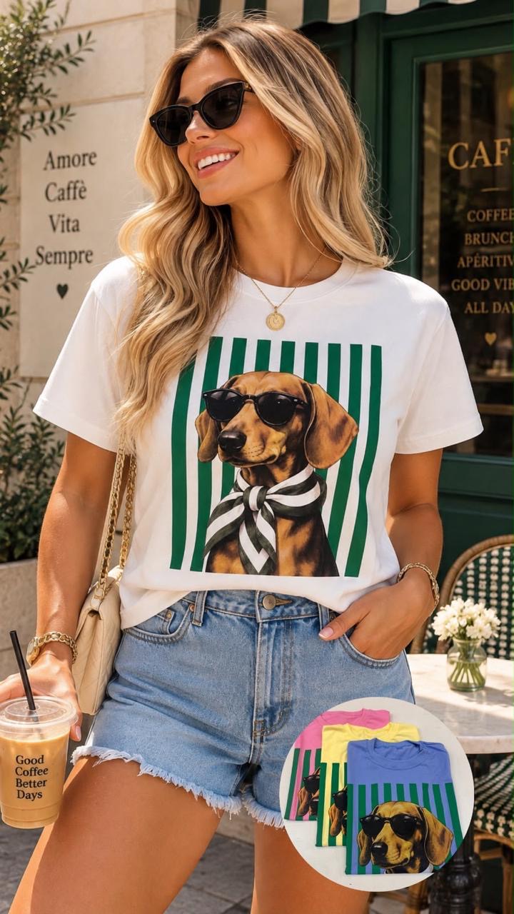 Blusa Farm Listra Verde 