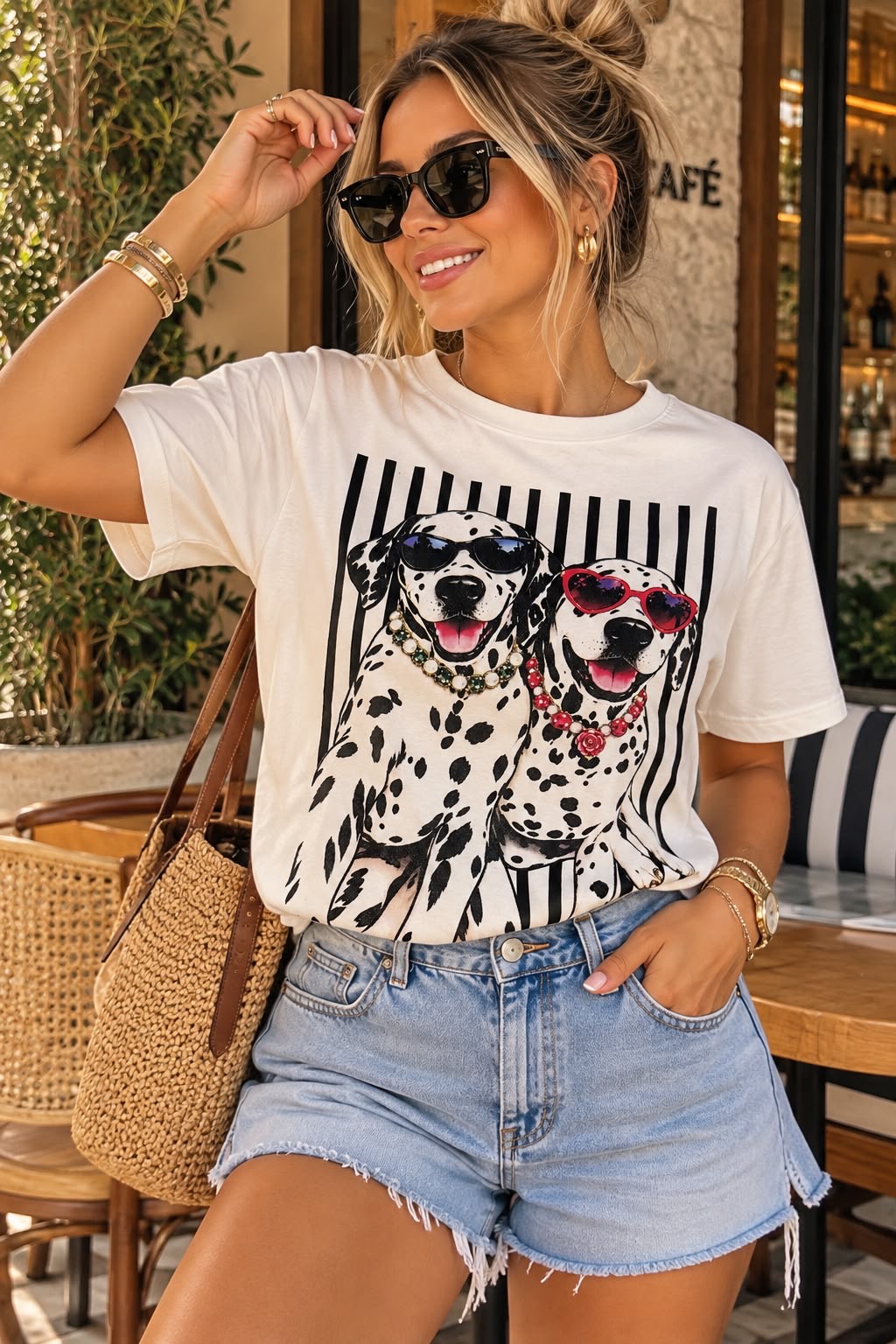 Blusa Farm Casal Cachorro 