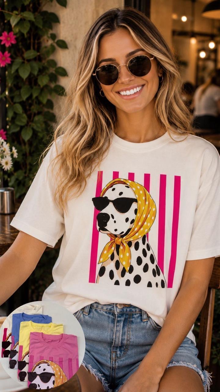 Blusa Farm Listra Rosa